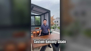 Custom Balcony Sunshade Extendable Awning